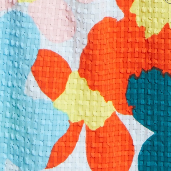 NWT! Nordstrom x Cristina Martinez Poet Blouse in Blue Floral Smudge- Size Large - Picture 5 of 8